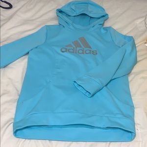 adidas sky blue hoodie